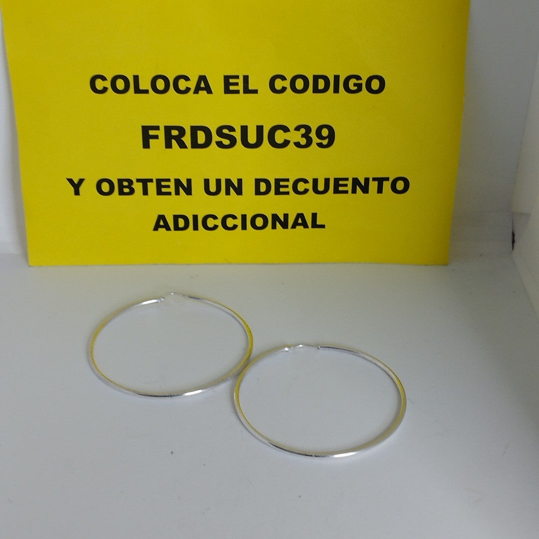 ARRACADAS PAR PLATA 4,90 GRMS (SEMINUEVO)