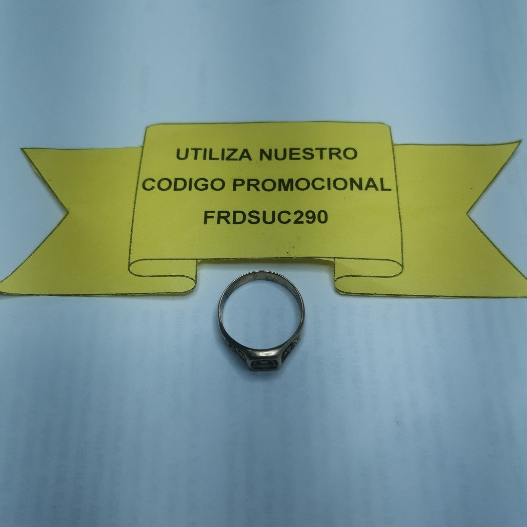 ANILLO DE GRADUACIÓN ORO 8 K 3.4 GRMS (SEMINUEVO)