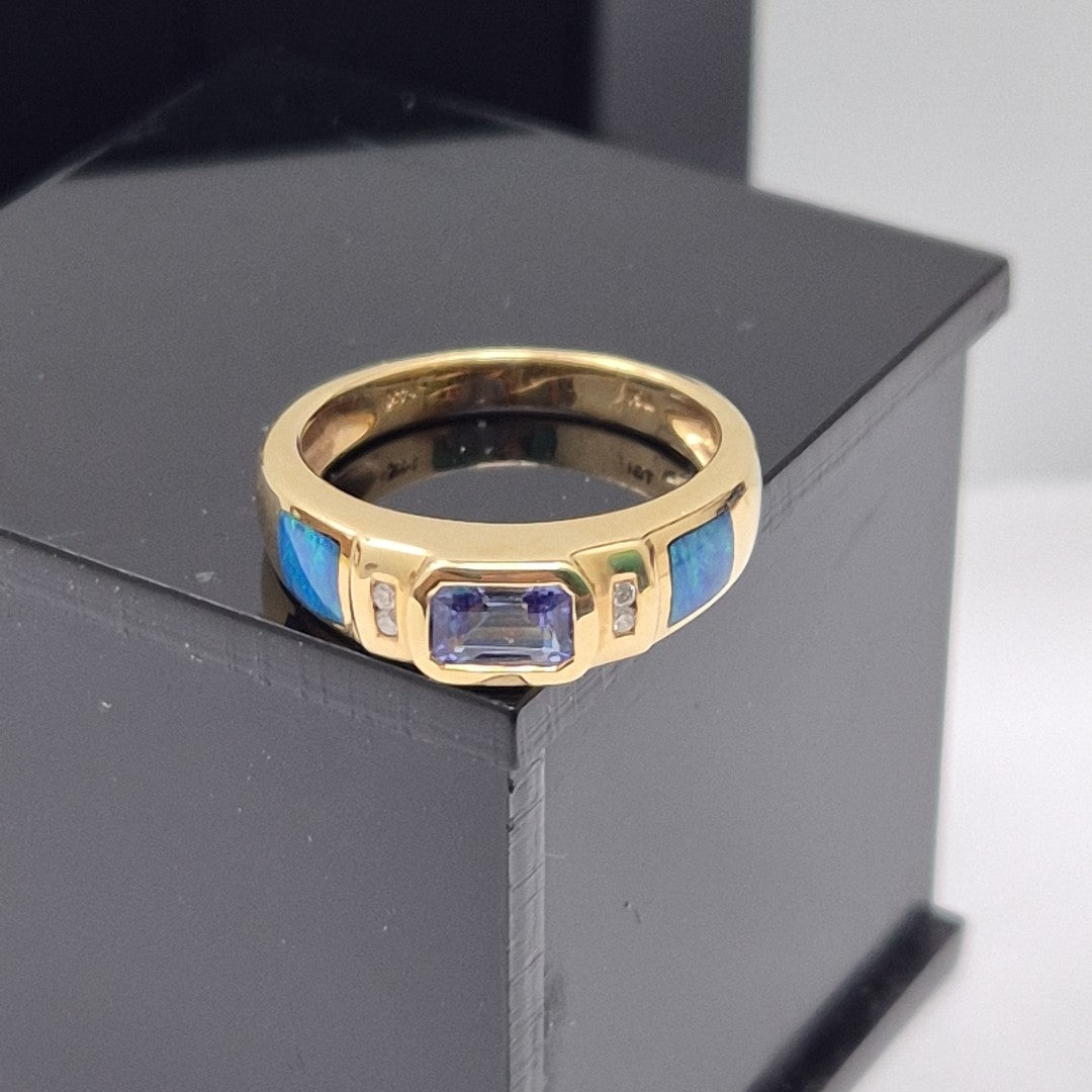 ANILLO ORO 14 K 4,30 GRMS (SEMINUEVO)
