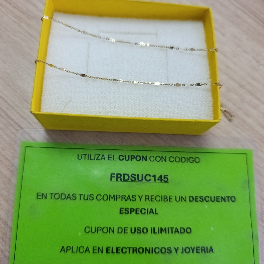 CADENA ORO 10 K 0.7 GRMS (SEMINUEVO)