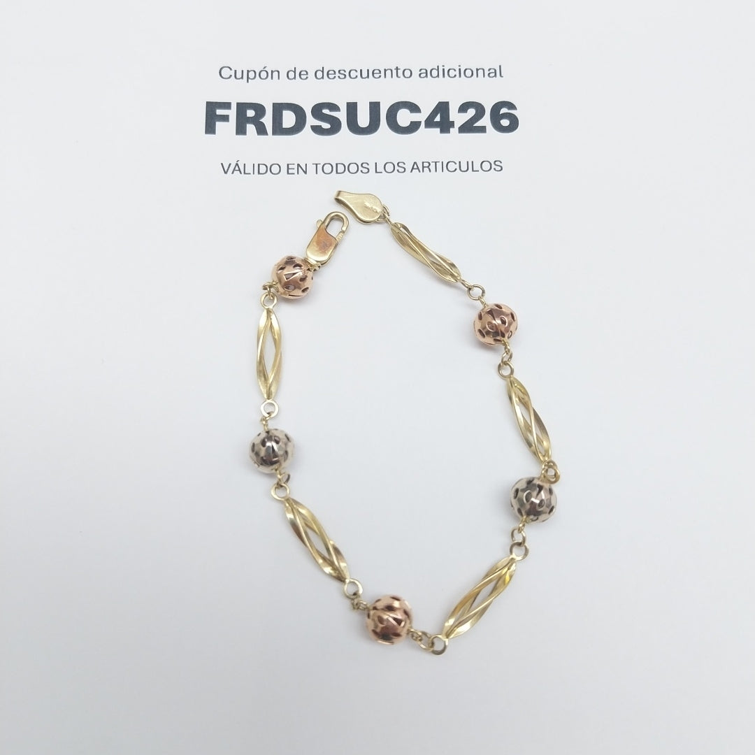 PULSERA ORO 14 K 5.5 GRMS (SEMINUEVO)