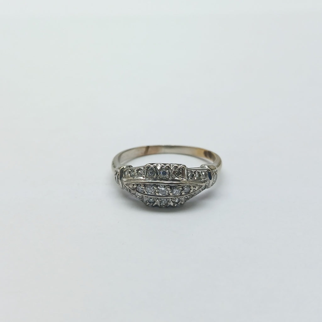ANILLITO ORO BLANCO 14 K 2,00 GRMS (SEMINUEVO)
