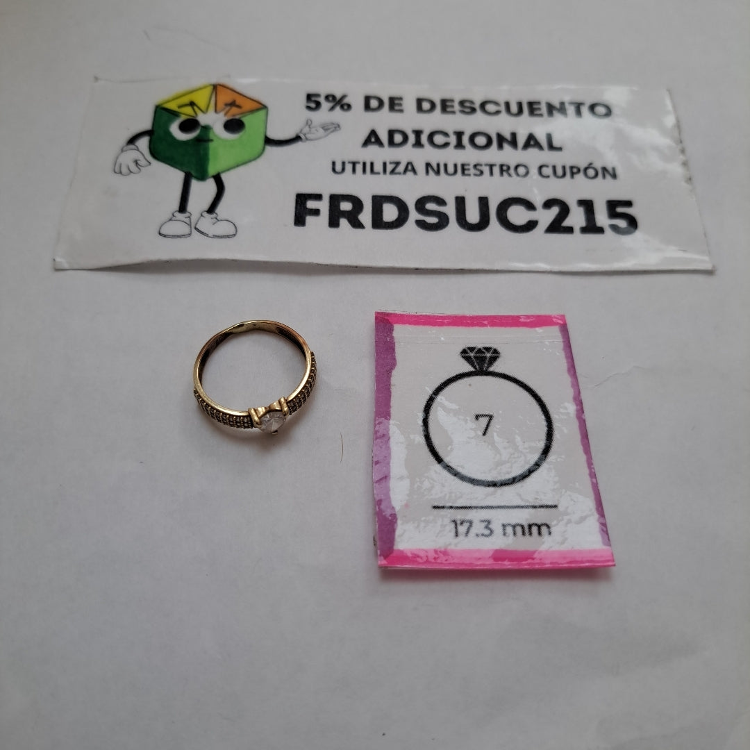 ANILLITO ORO 10 K 1.9 GRMS (SEMINUEVO)