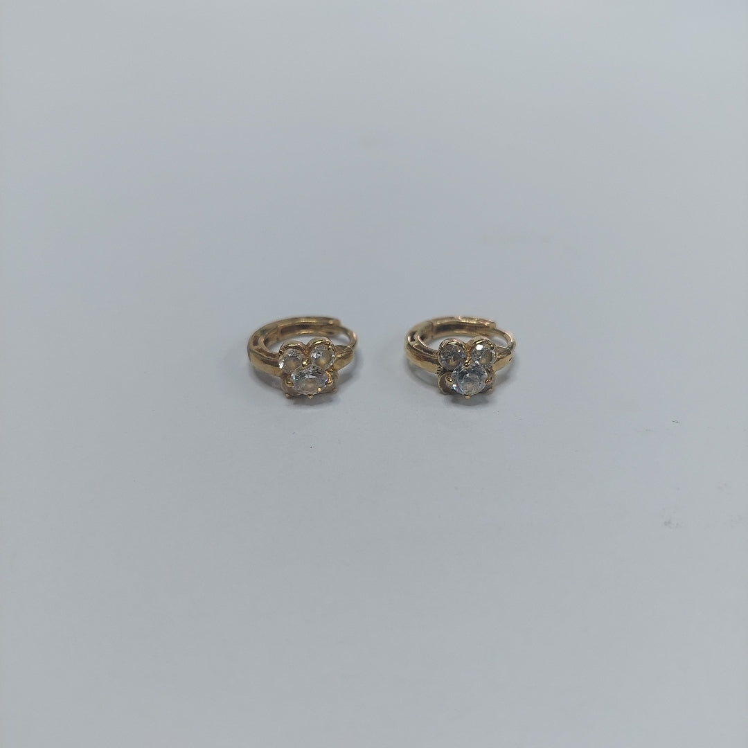 ARRACADAS PAR ORO 14 K 2,00 GRMS (SEMINUEVO)