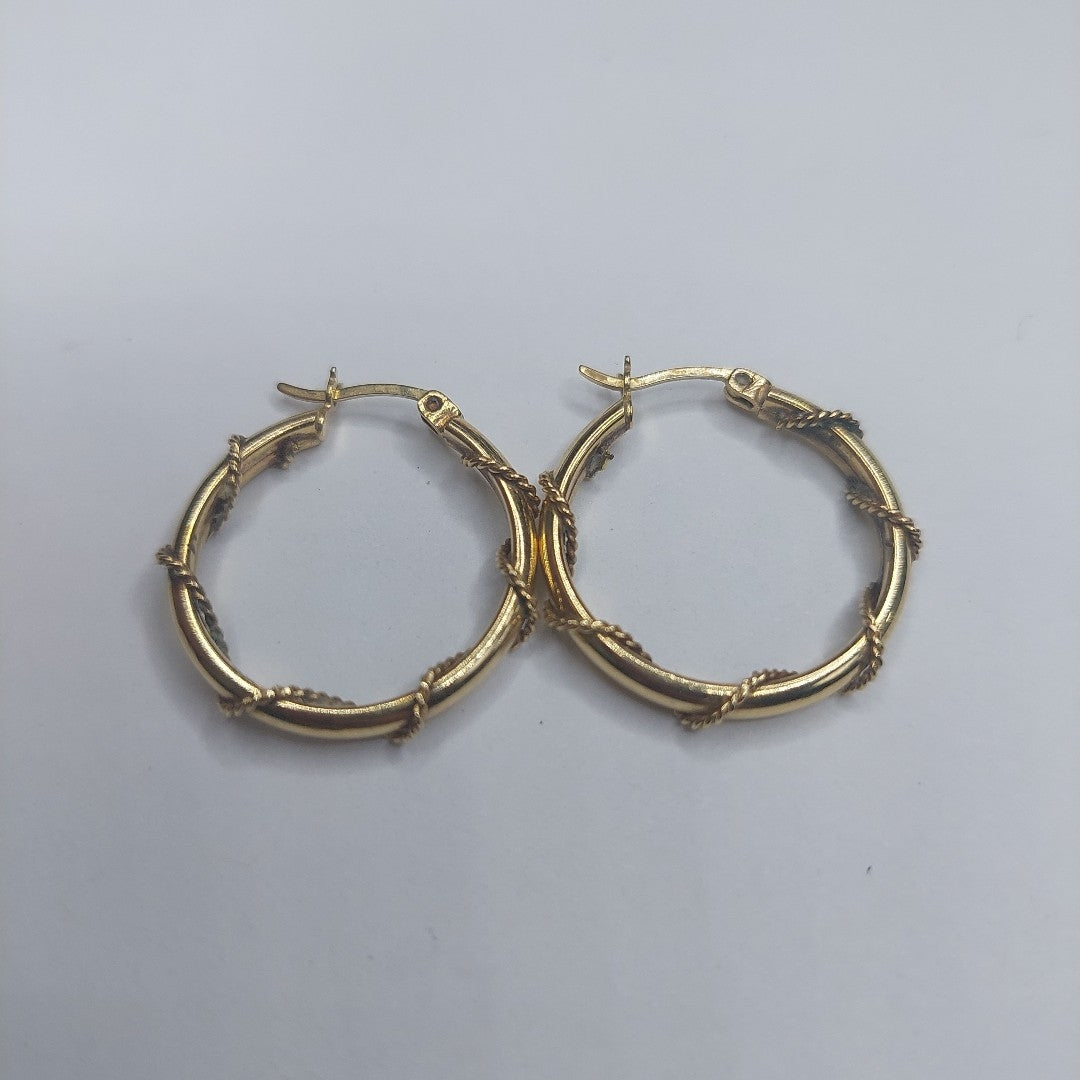 ARRACADAS PAR ORO 14 K 2,90 GRMS (SEMINUEVO)