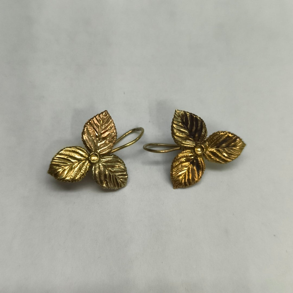 ARETES PAR ORO COMBINADO 10 K 1,50 GRMS (SEMINUEVO)