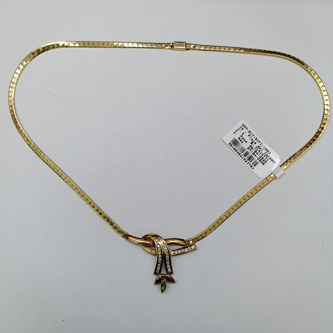 GARGANTILLA ORO 14 K 15.6 GRMS (SEMINUEVO)