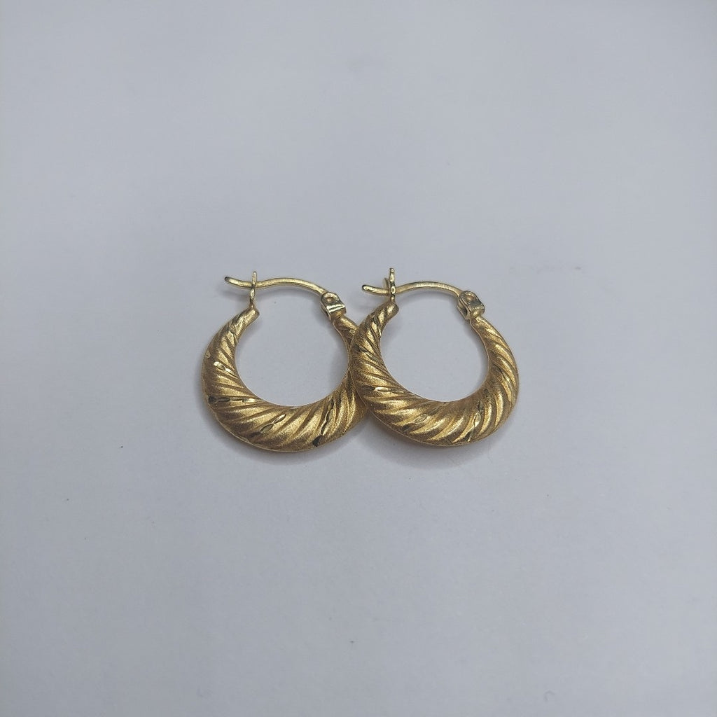 ARRACADAS PAR ORO 14 K 1,50 GRMS (SEMINUEVO)