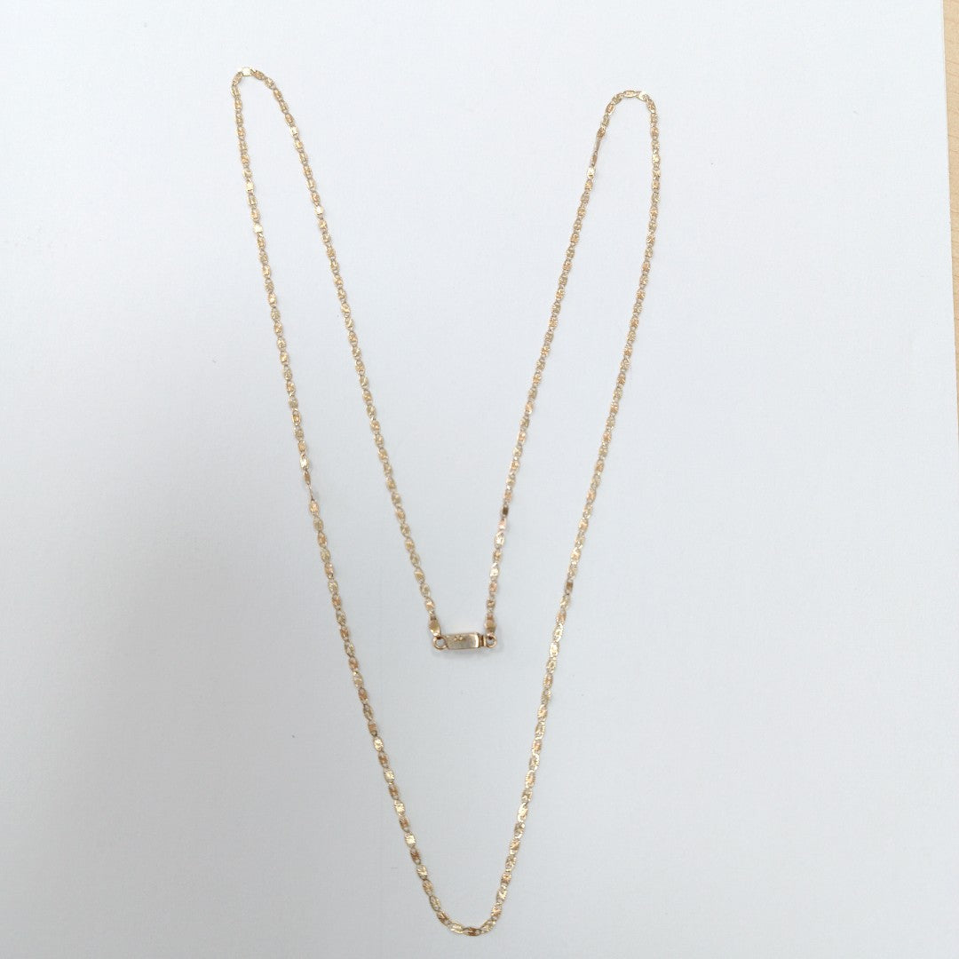 CADENA ORO,ORO COMBINADO 10 K 2,20 GRMS (SEMINUEVO)