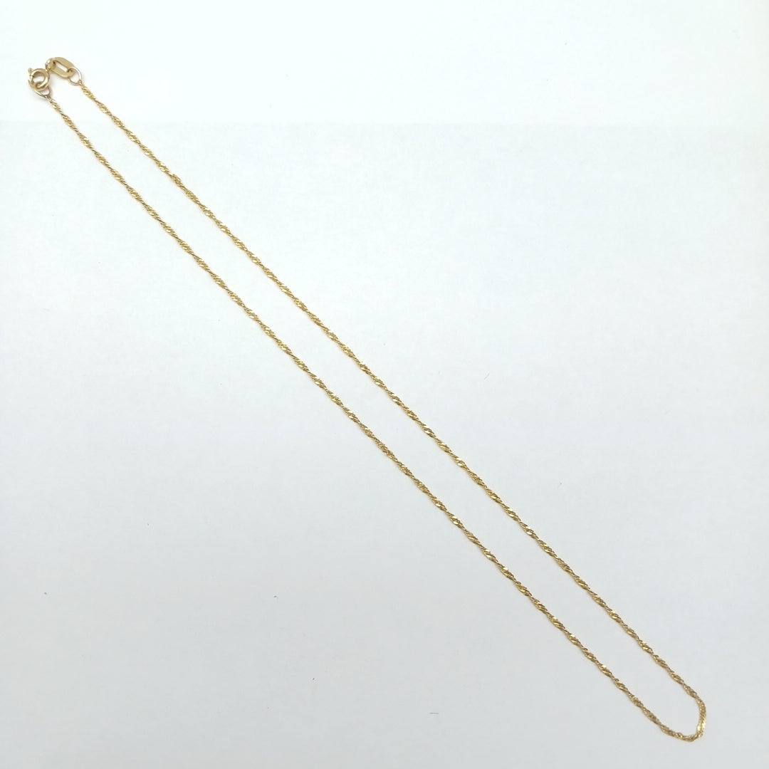 CADENA ORO 14 K 1,50 GRMS (SEMINUEVO)