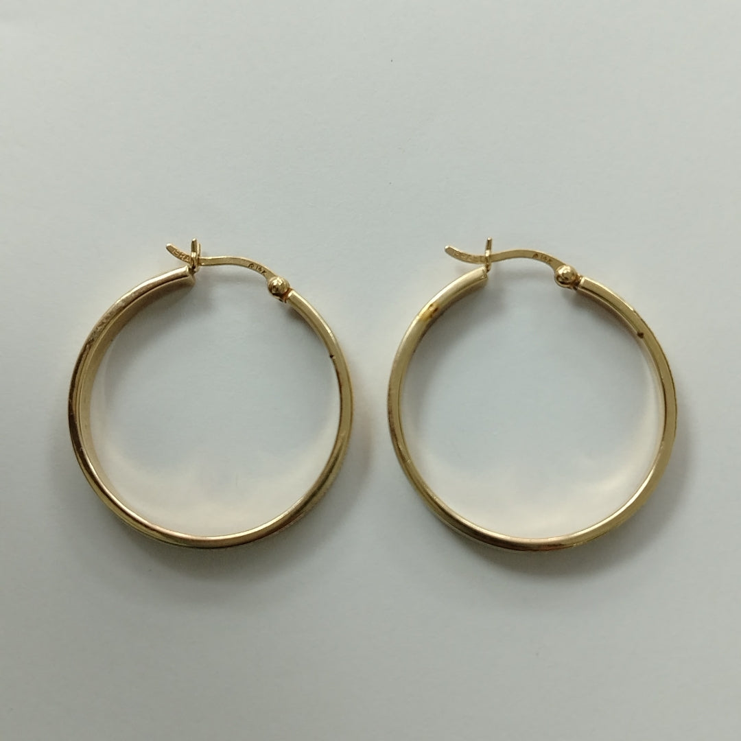 ARRACADAS PAR ORO 14 K 3.6 GRMS (SEMINUEVO)