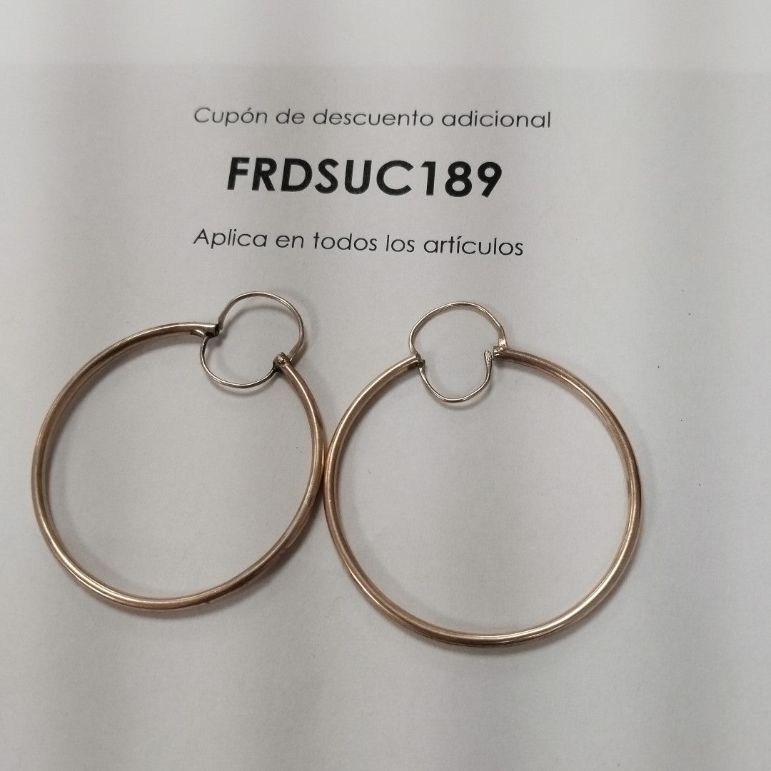 ARRACADAS PAR ORO 8 K 3.4 GRMS (SEMINUEVO)