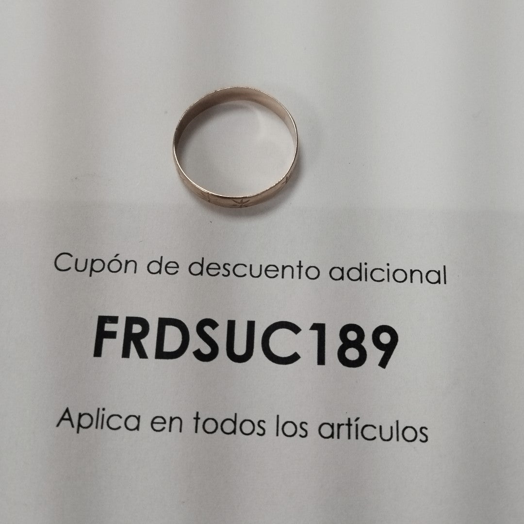 ARGOLLA ORO 8 K 1.4 GRMS (SEMINUEVO)