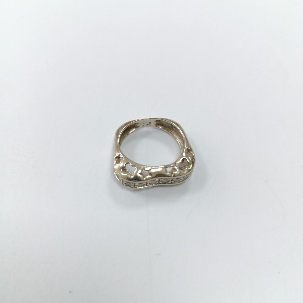 ANILLO ORO BLANCO 14 K 5 GRMS (SEMINUEVO)