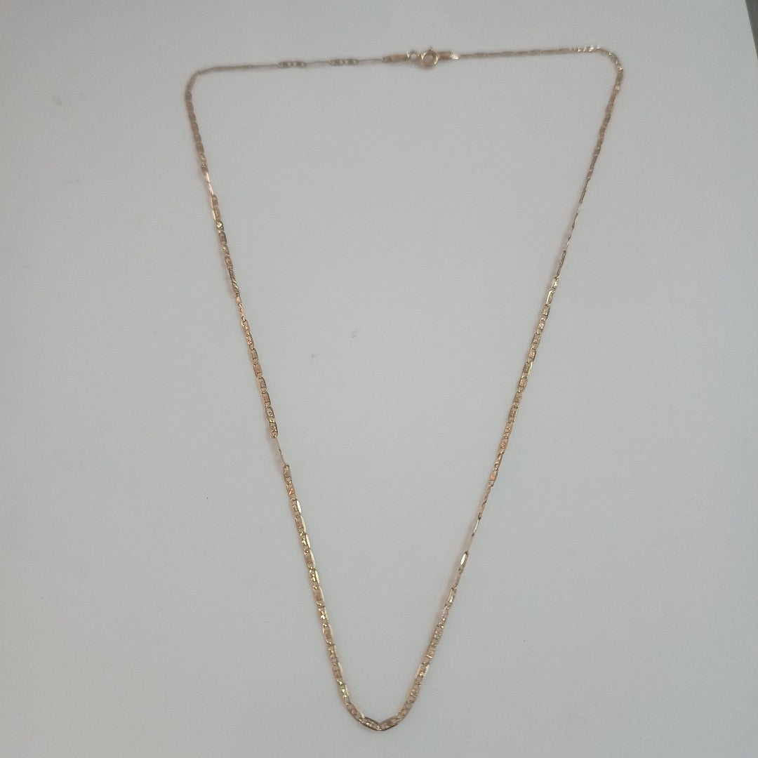 CADENA ORO COMBINADO 10 K 2.2 GRMS (SEMINUEVO)