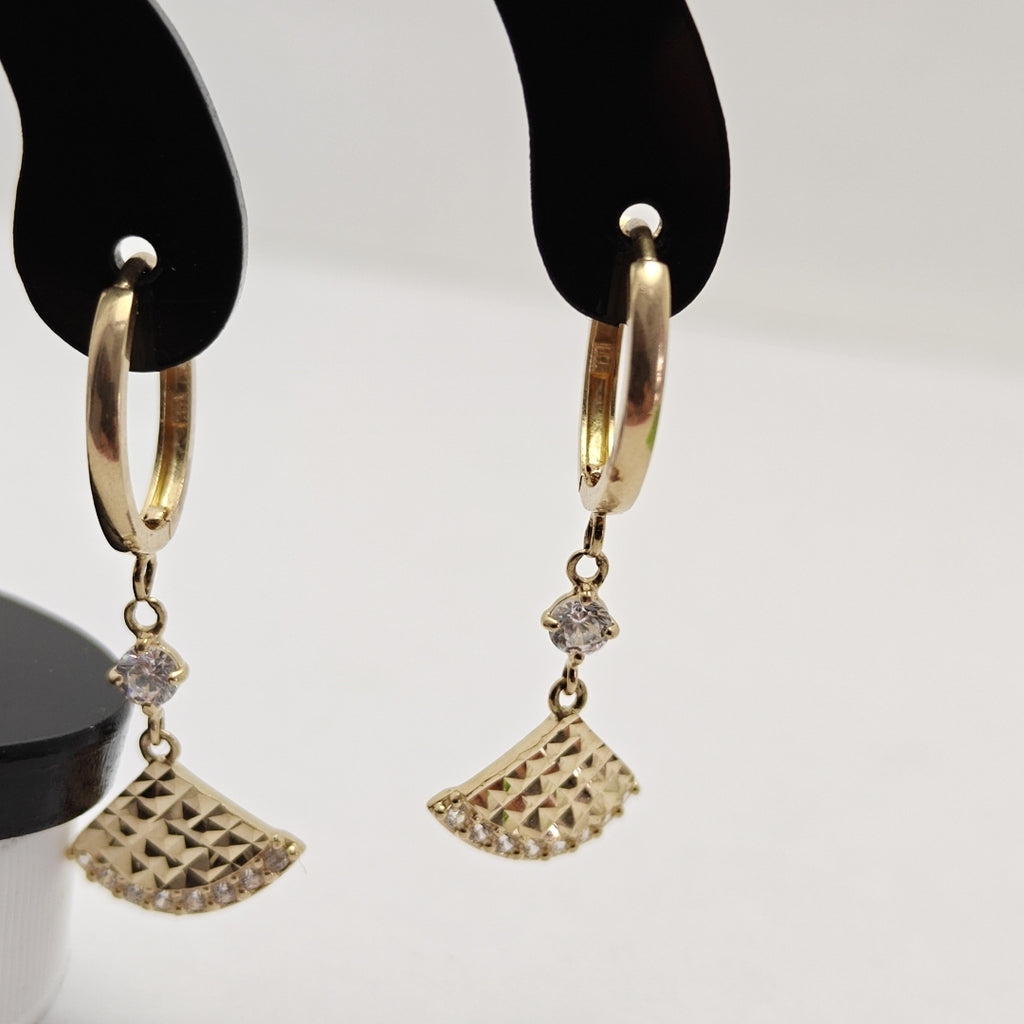 ARRACADAS PAR ORO 14 K 2,40 GRMS (SEMINUEVO)