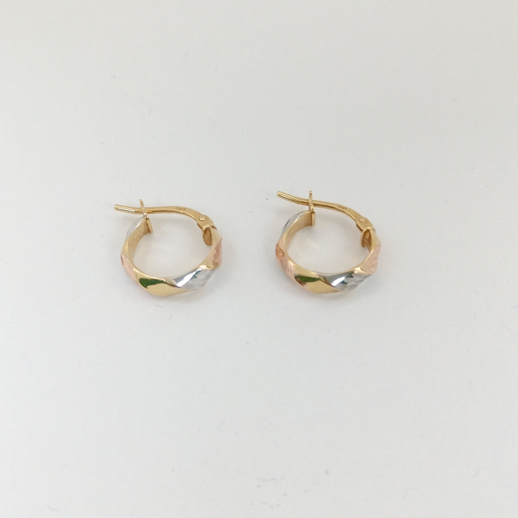 ARRACADAS PAR ORO 14 K 1.2 GRMS (SEMINUEVO)