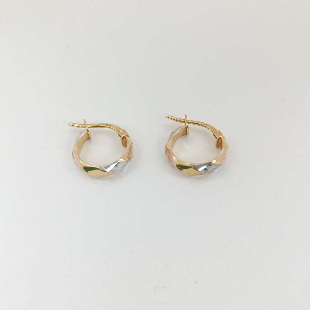 ARRACADAS PAR ORO 14 K 1.2 GRMS (SEMINUEVO)