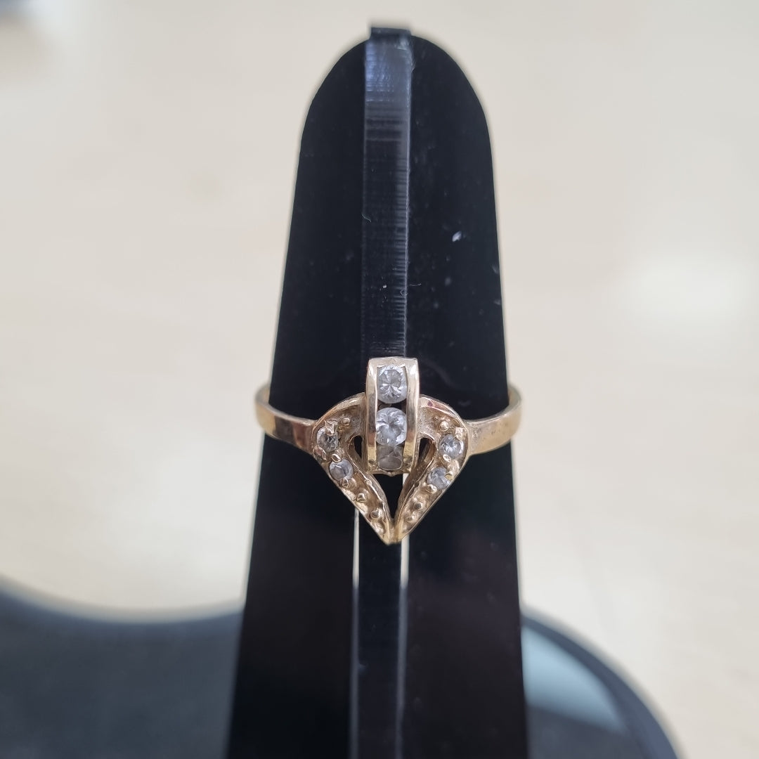 ANILLO ORO 10 K 1,30 GRMS (SEMINUEVO)