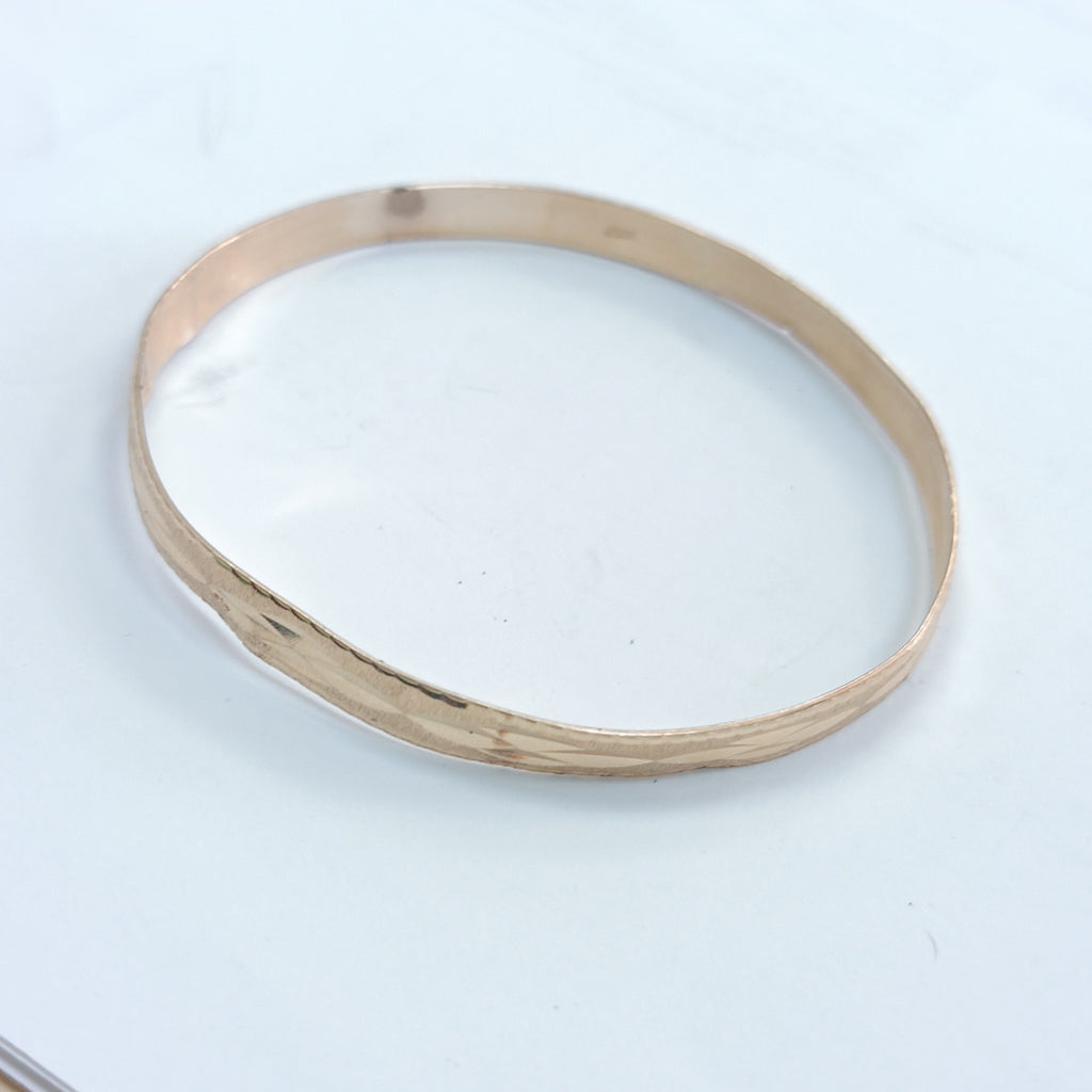 PULSERA RIGIDA ORO 14 K 8,30 GRMS (SEMINUEVO)