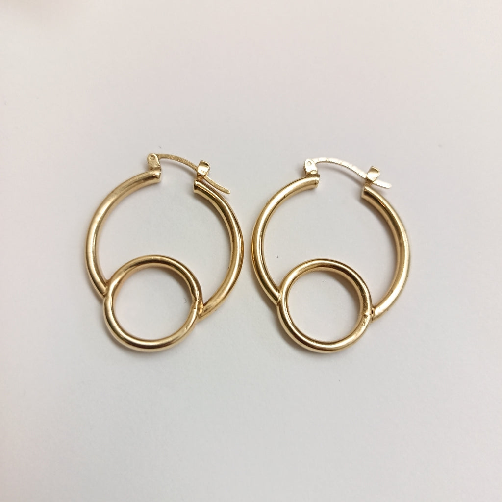 ARRACADAS PAR ORO 14 K 4,50 GRMS (SEMINUEVO)
