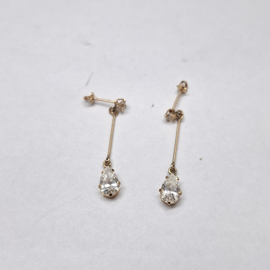 ARETES PAR ORO 10 K 1.4 GRMS (SEMINUEVO)