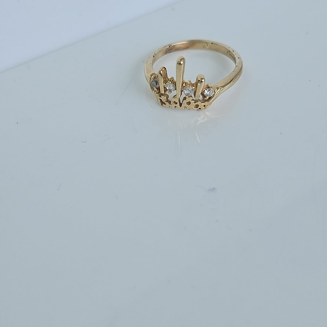 ANILLITO ORO 14 K 2.8 GRMS (SEMINUEVO)