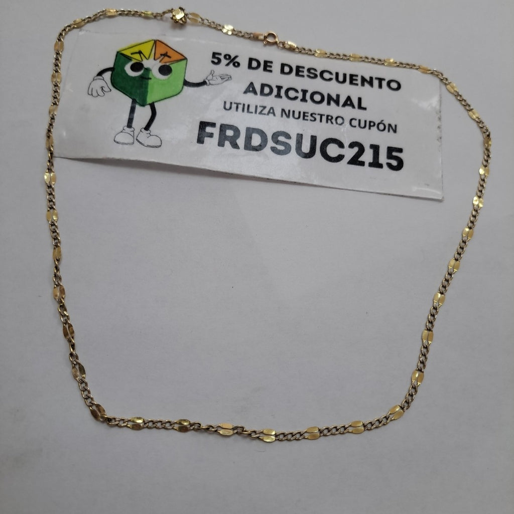 CADENA ORO 10 K 2.1 GRMS (SEMINUEVO)
