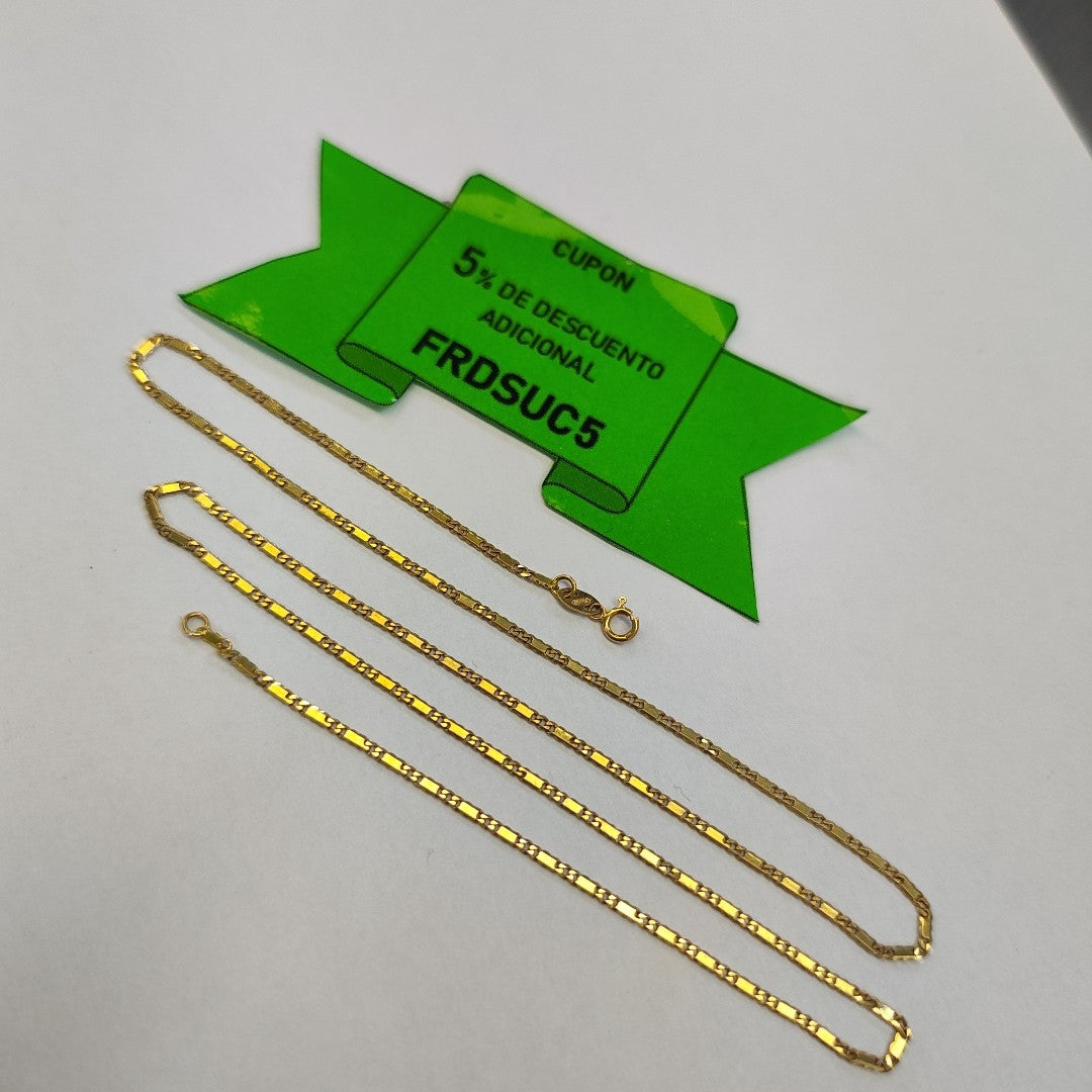CADENA ORO 14 K 3,80 GRMS (SEMINUEVO)