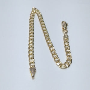PULSERAS BARBADA ORO 14K 18 CM 4.7 GR (NUEVO)