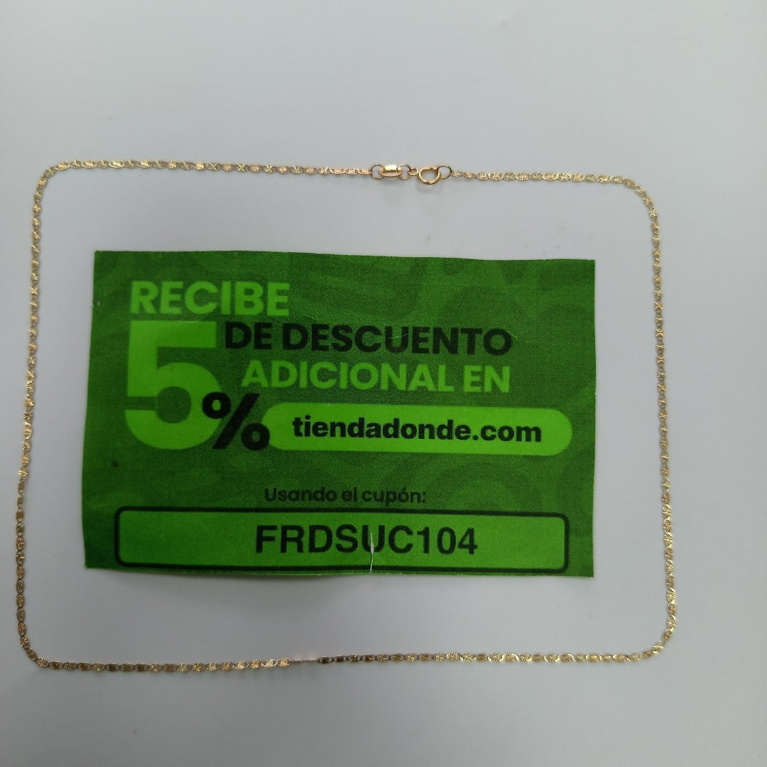 CADENA ORO 14 K 2 GRMS (SEMINUEVO)