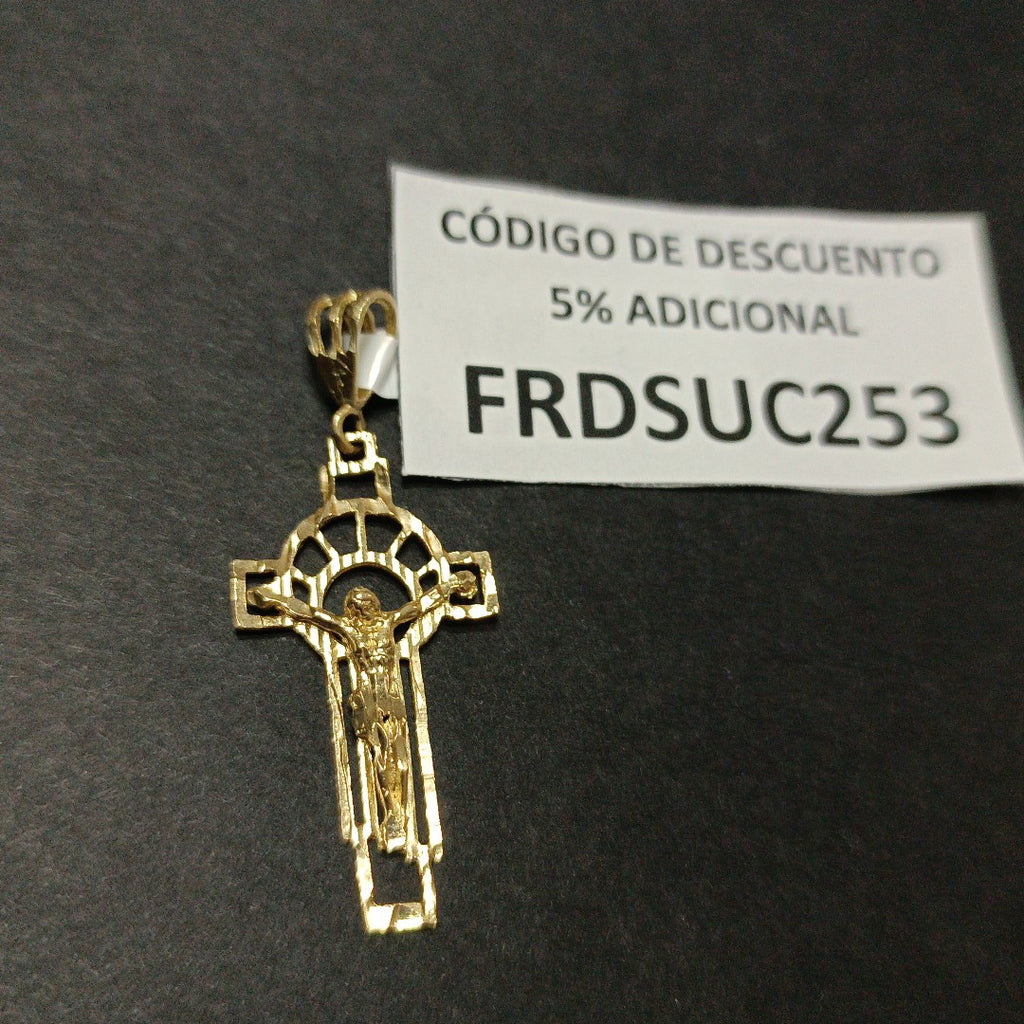 CRUCIFIJO ORO 14 K 3,00 GRMS (SEMINUEVO)