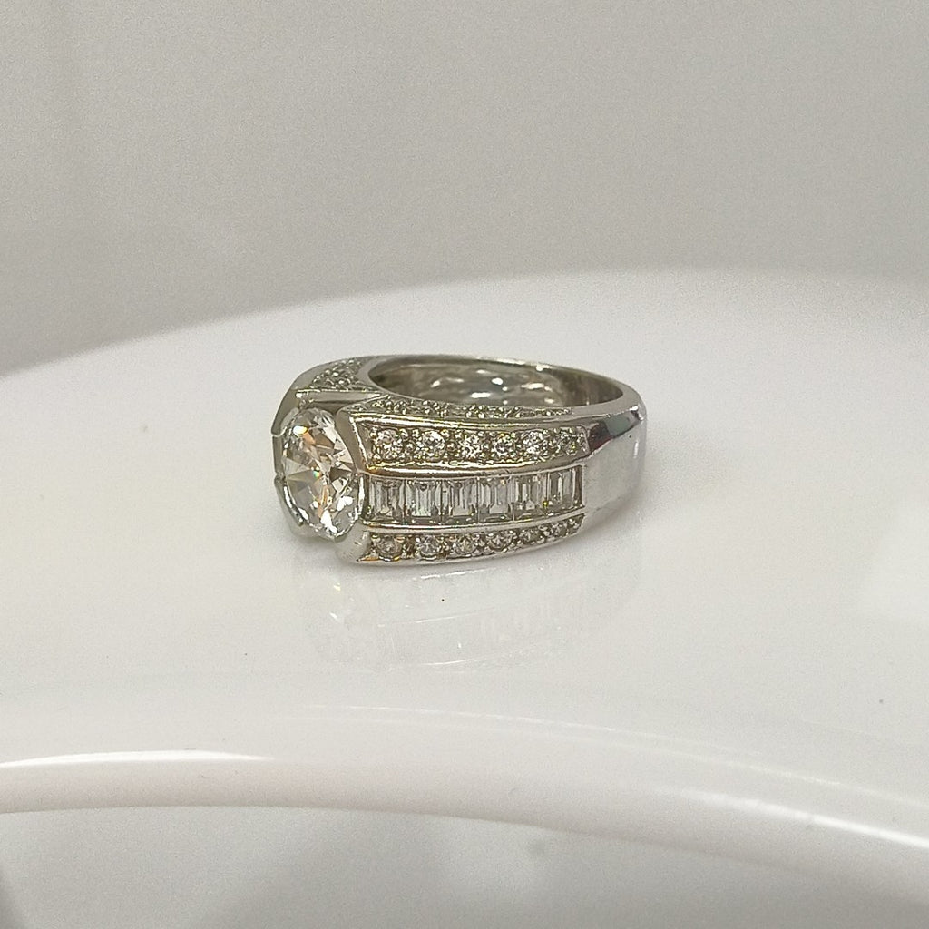 ANILLITO ORO BLANCO 14 K 8,70 GRMS (SEMINUEVO)