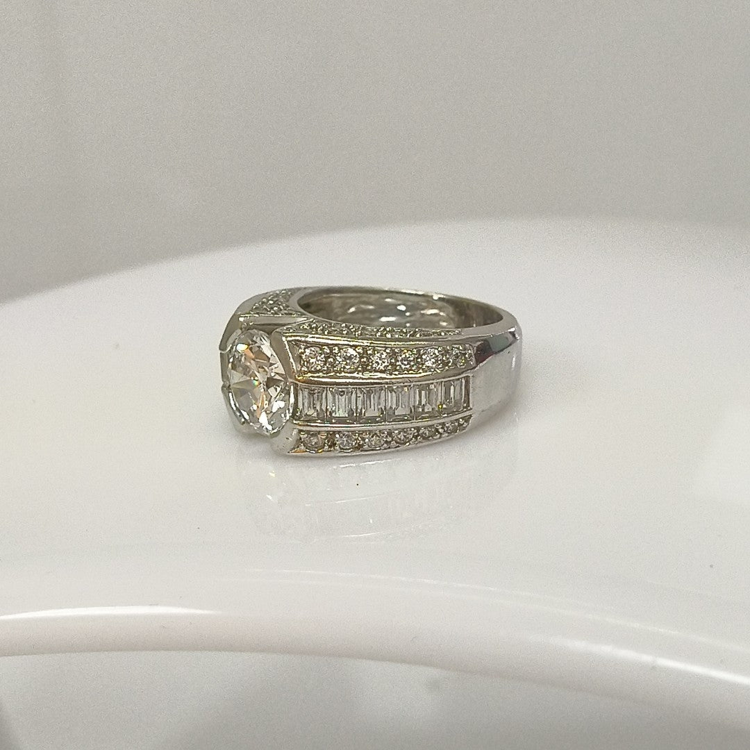 ANILLITO ORO BLANCO 14 K 8,70 GRMS (SEMINUEVO)