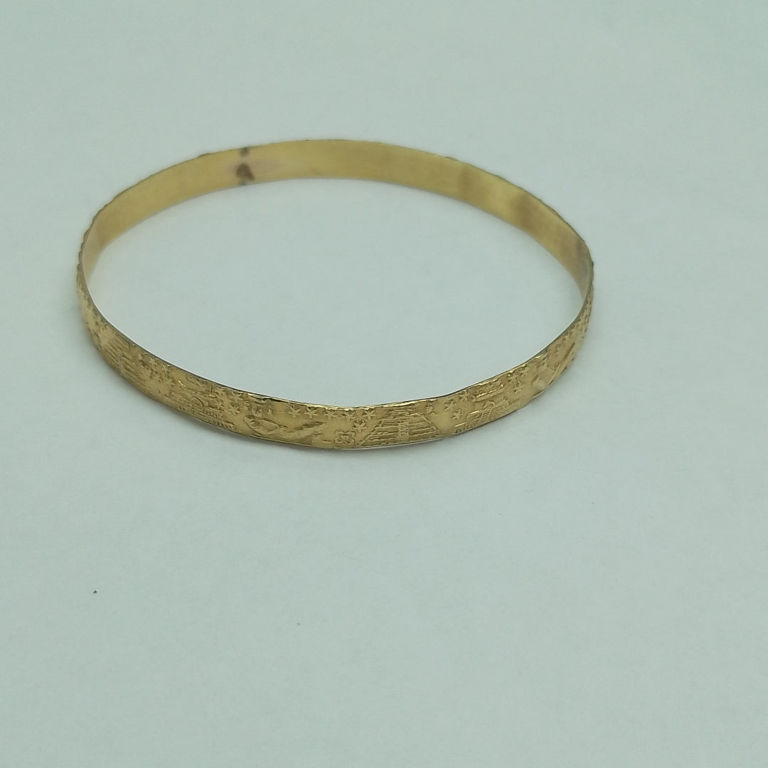 PULSERA RIGIDA ORO 8 K 11.1 GRMS (SEMINUEVO)