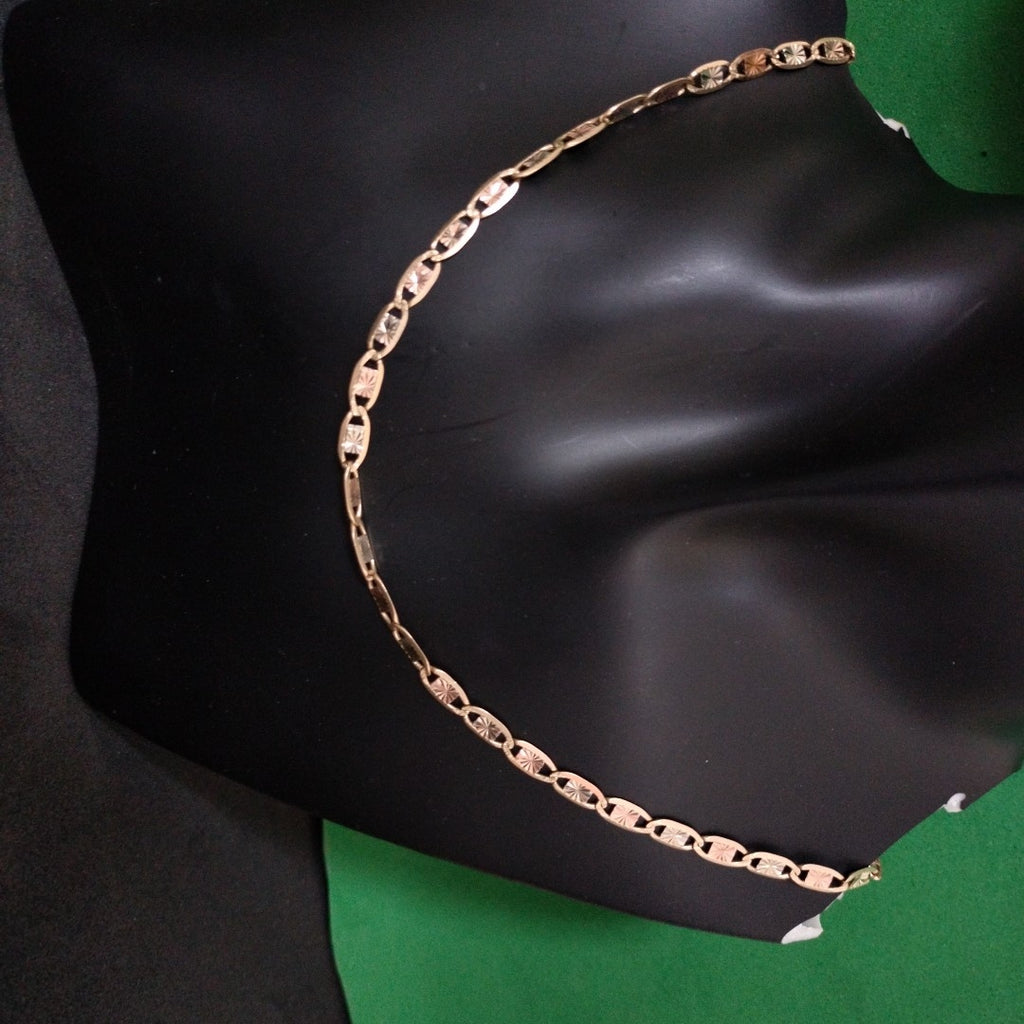 CADENA ORO COMBINADO 14 K 13 GRMS (SEMINUEVO)