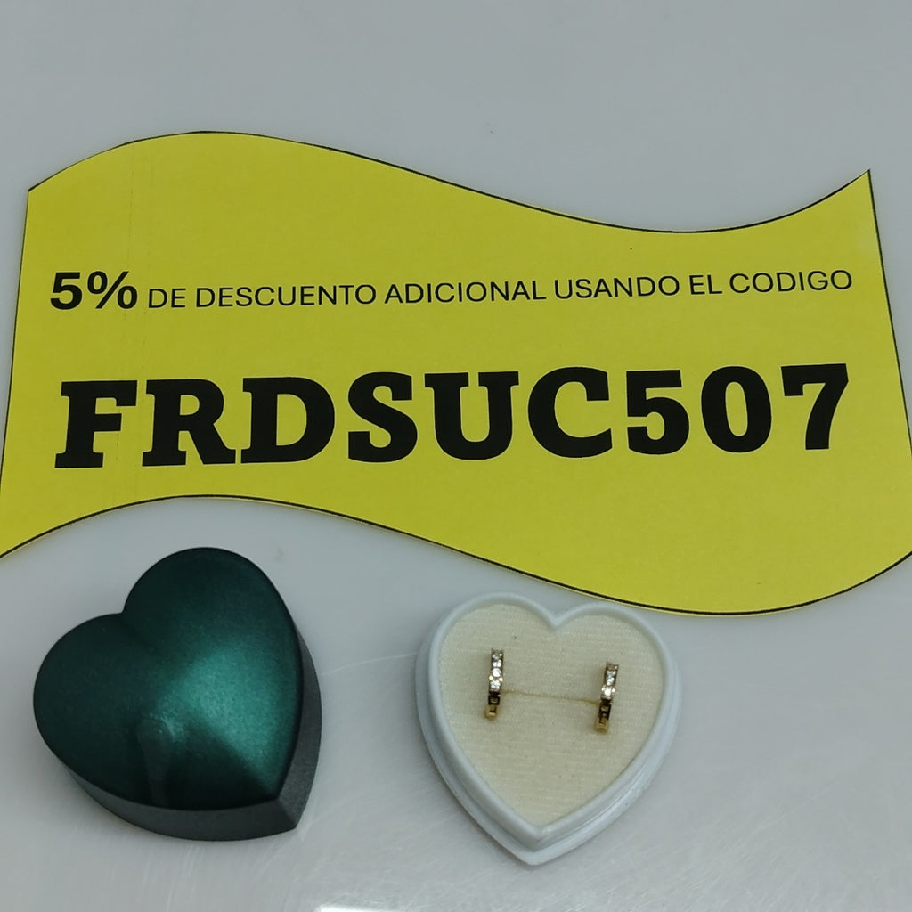ARRACADAS PAR ORO 10 K 0.7 GRMS (SEMINUEVO)