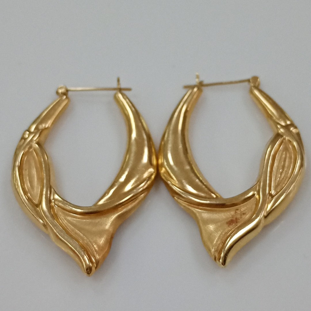 ARRACADAS PAR ORO 14 K 5,90 GRMS (SEMINUEVO)