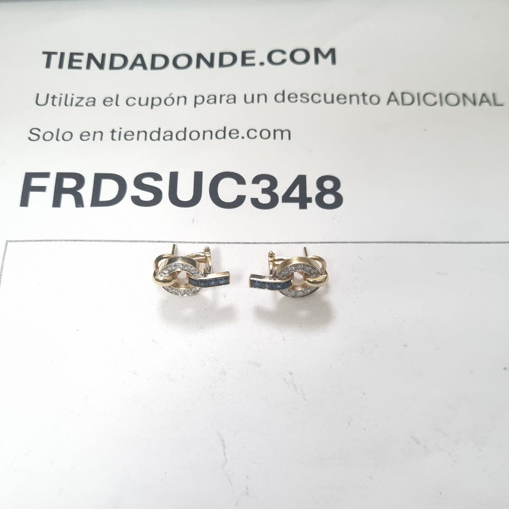 ARETES PAR ORO 14 K 6,70 GRMS (SEMINUEVO)