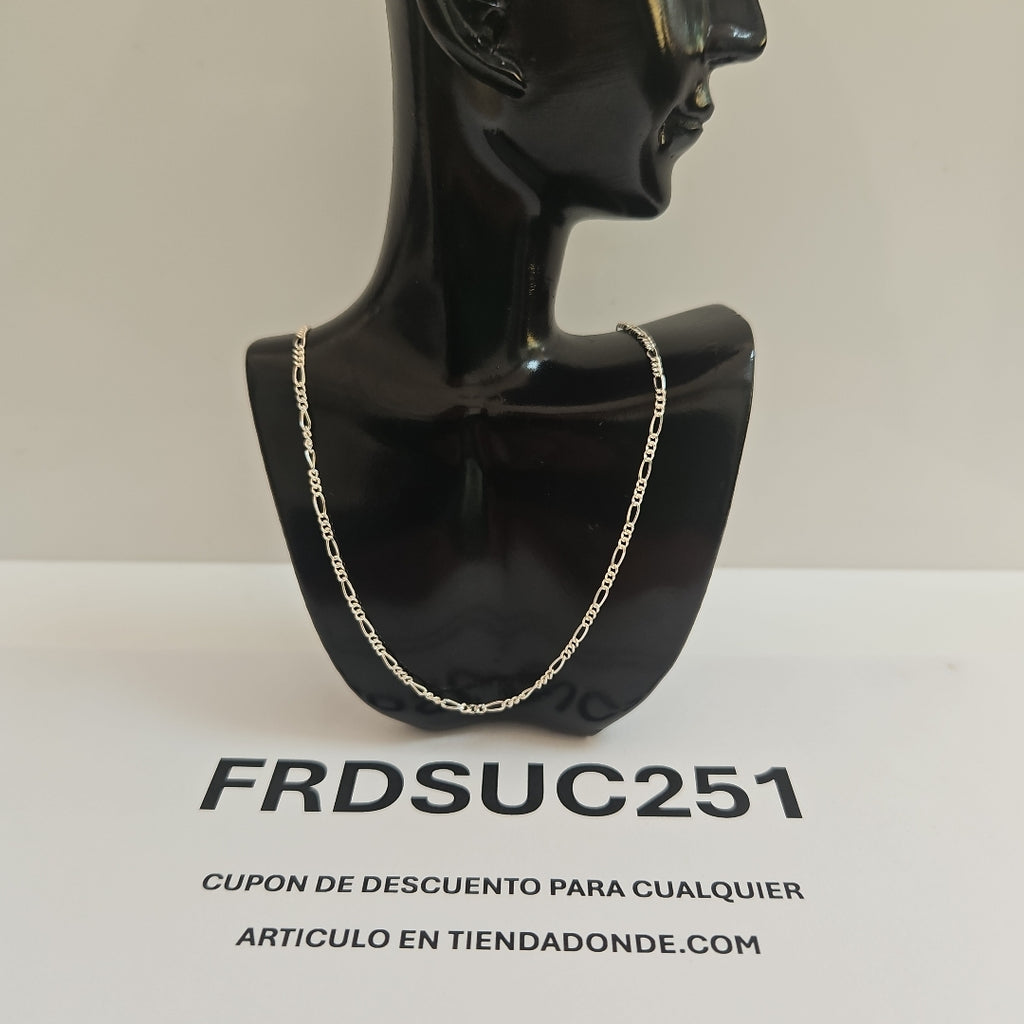 CADENA TEJIDO 3X1 PLATA .925 50 CM 2.3 GR (NUEVO)