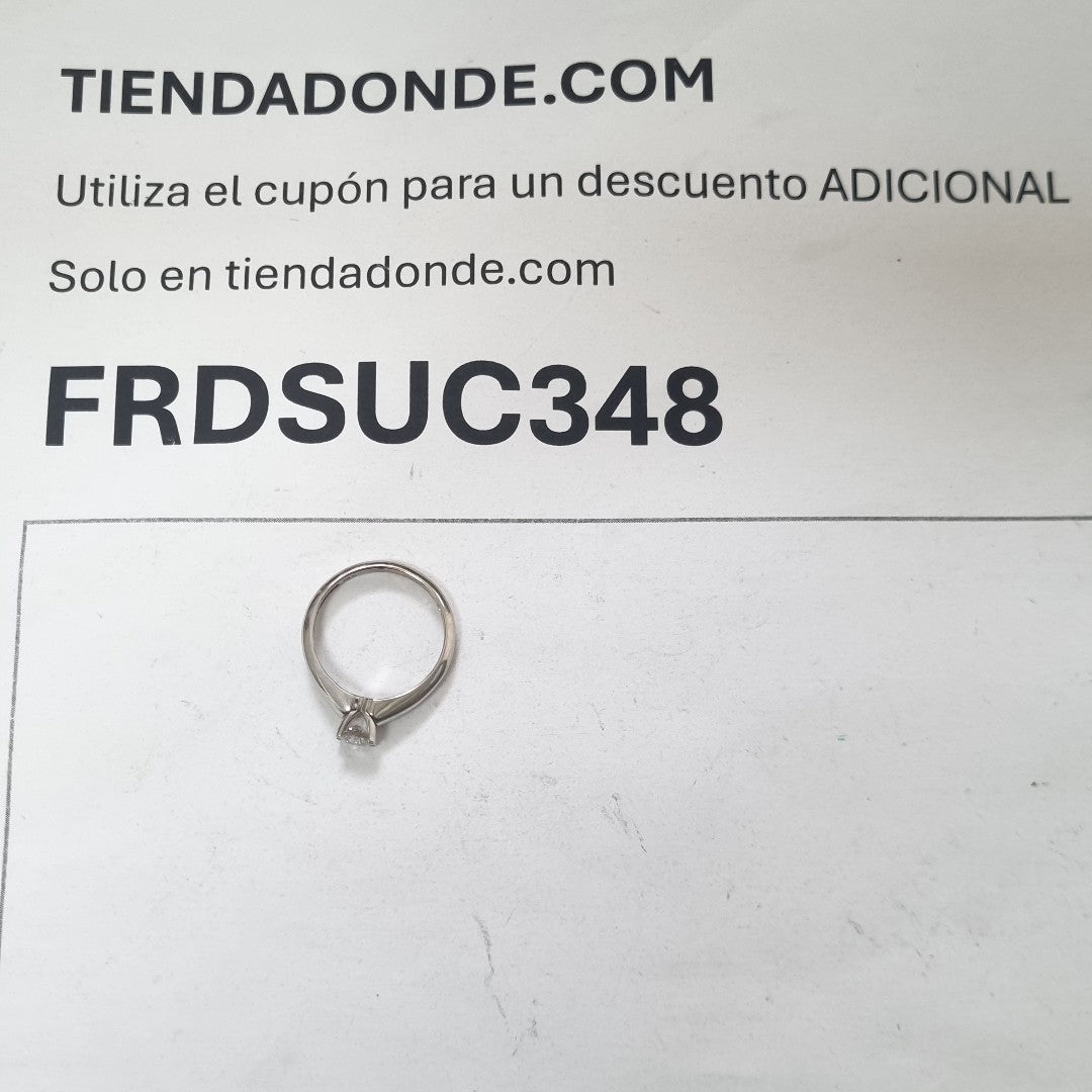 ANILLITO ORO BLANCO 14 K 2.1 GRMS (SEMINUEVO)