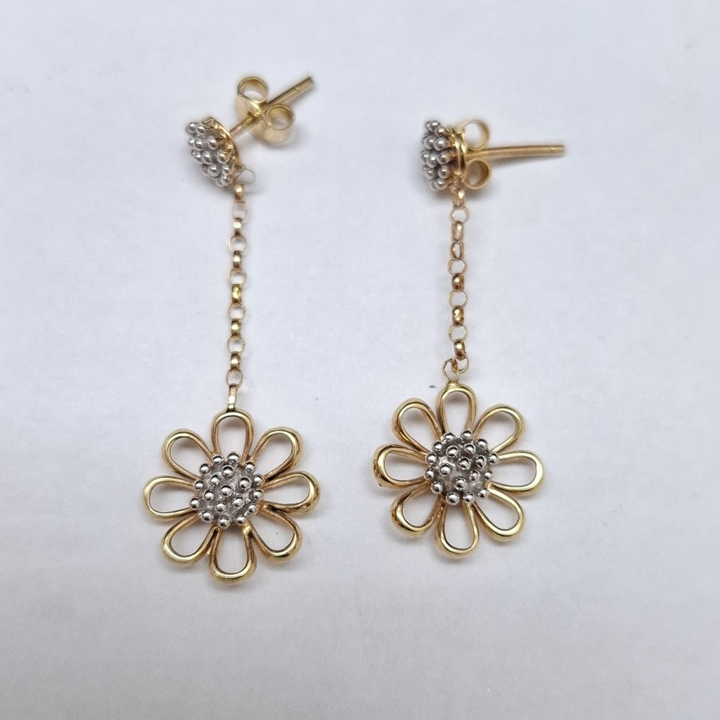 ARETES PAR ORO 14 K 4.2 GRMS (SEMINUEVO)