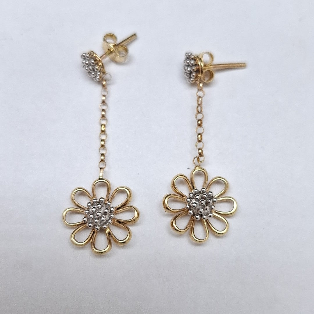 ARETES PAR ORO 14 K 4.2 GRMS (SEMINUEVO)