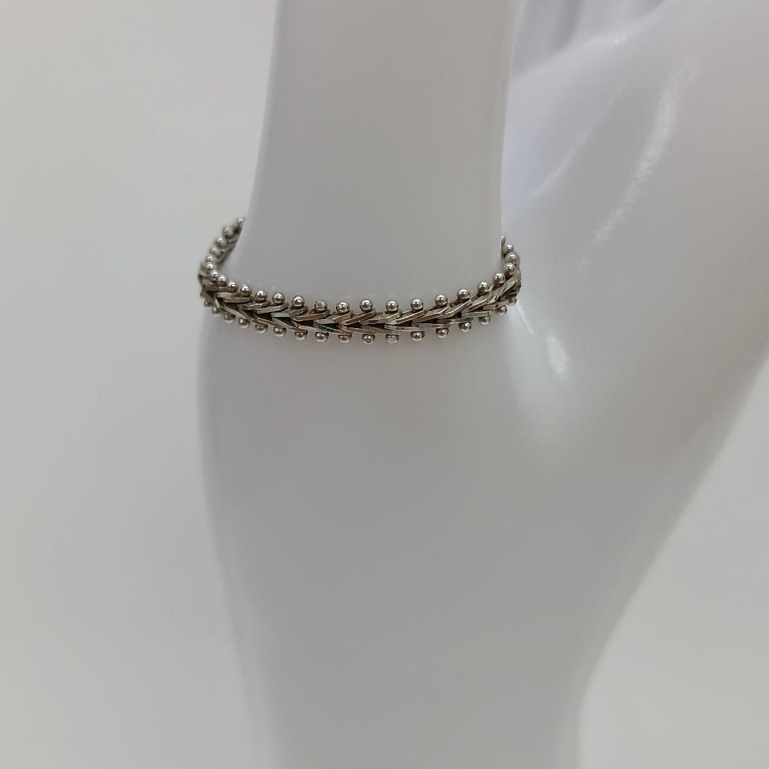 ANILLITO ORO BLANCO 14 K 1.6 GRMS (SEMINUEVO)