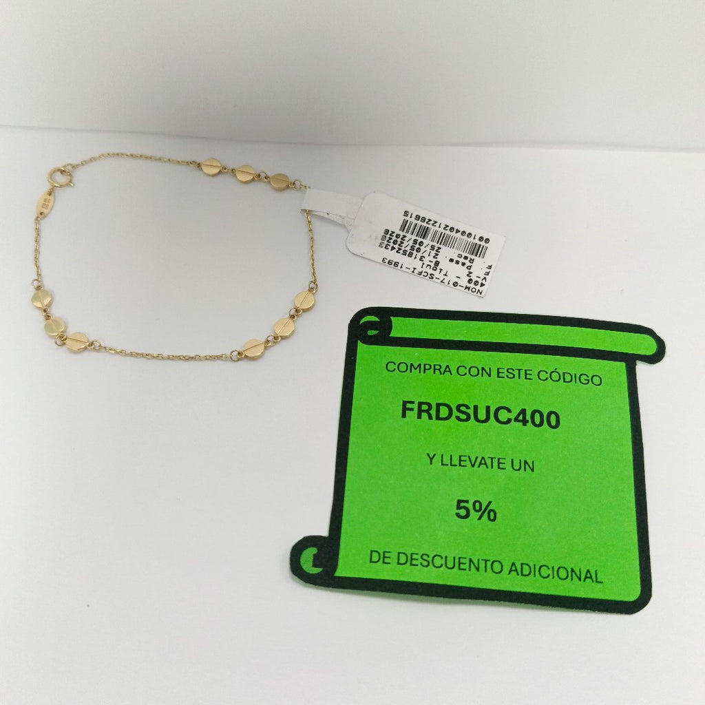 PULSERA ORO 14 K 2 GRMS (SEMINUEVO)