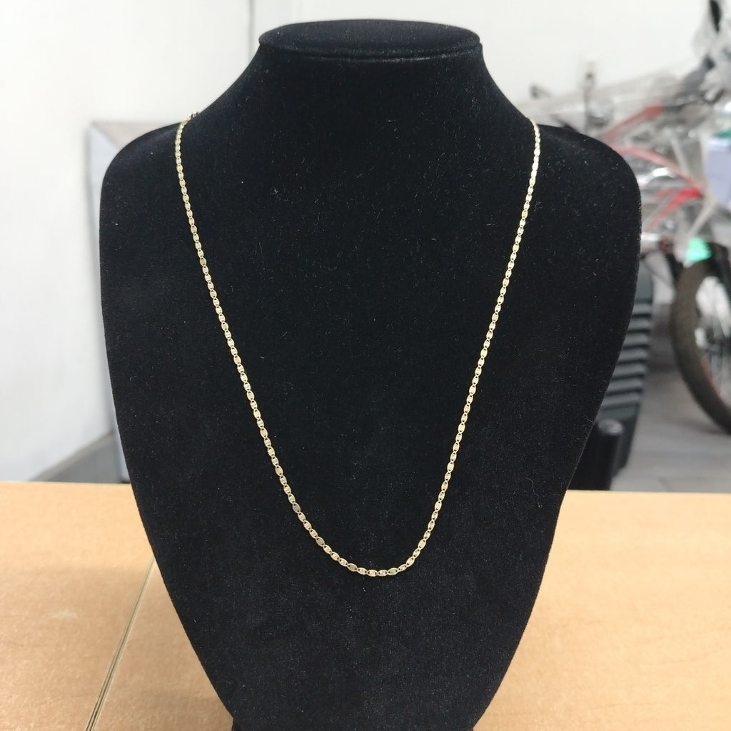 CADENAS TEJIDO GUCHI ORO 10K 55 CM 1.7 GR (NUEVO)