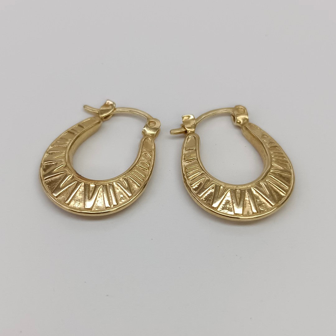 ARETES PAR ORO 14 K 1,90 GRMS (SEMINUEVO)