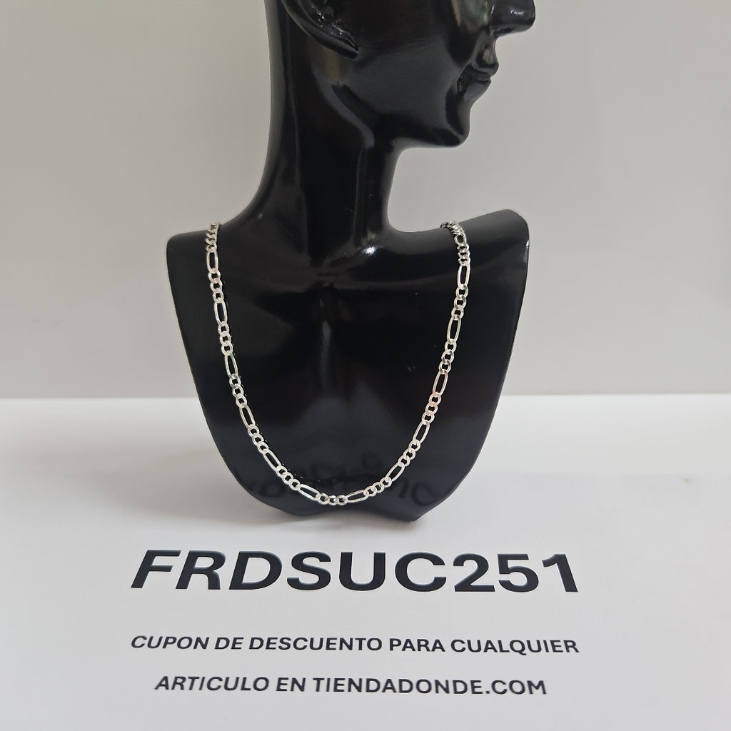 CADENA TEJIDO 3X1 PLATA .925 50 CM 3.9 GR (NUEVO)