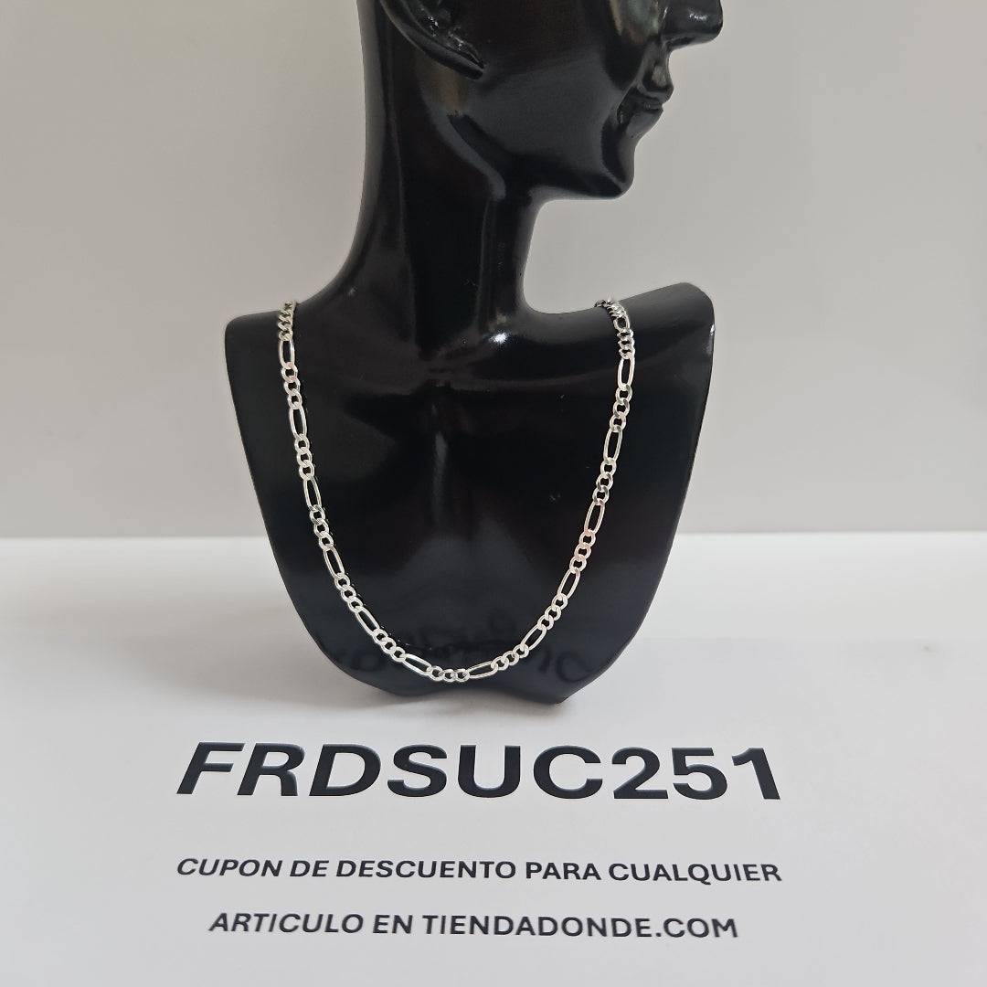 CADENA TEJIDO 3X1 PLATA .925 50 CM 3.9 GR (NUEVO)