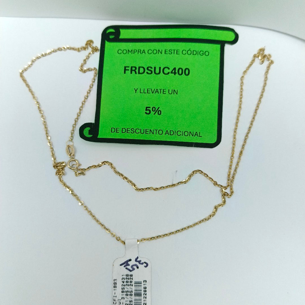 CADENA ORO 14 K 2.3 GRMS (SEMINUEVO)